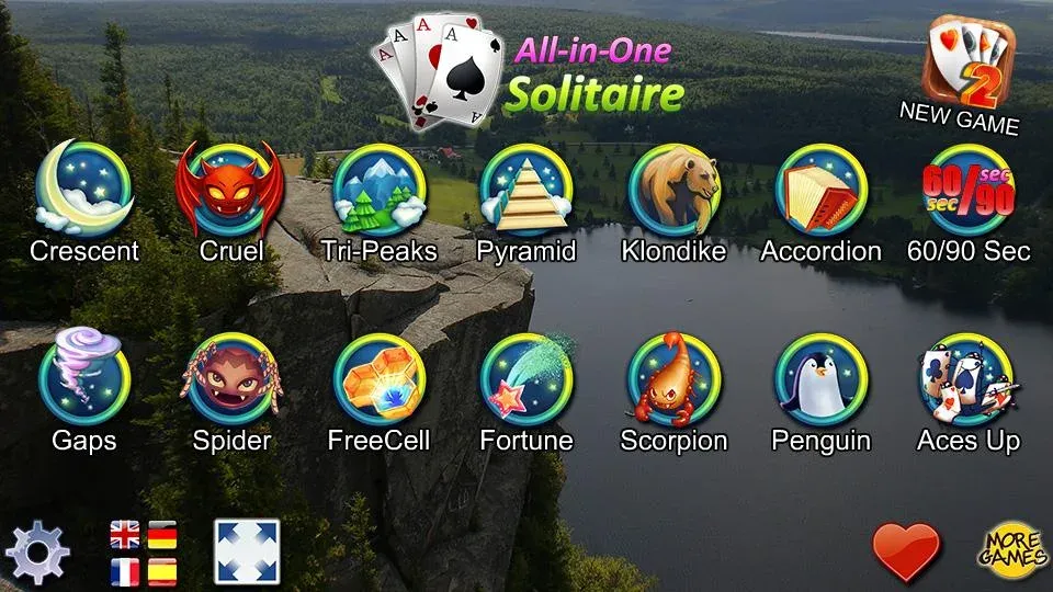 All-in-One Solitaire  [МОД Unlocked] Screenshot 1