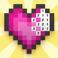 Взломанная Pixelicious: Color Daily Pixel (Пикселическ)  [МОД Бесконечные деньги] - стабильная версия apk на Андроид