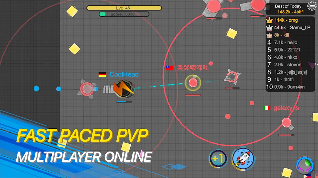 tank io games - piupiu.io  [МОД Mega Pack] Screenshot 1