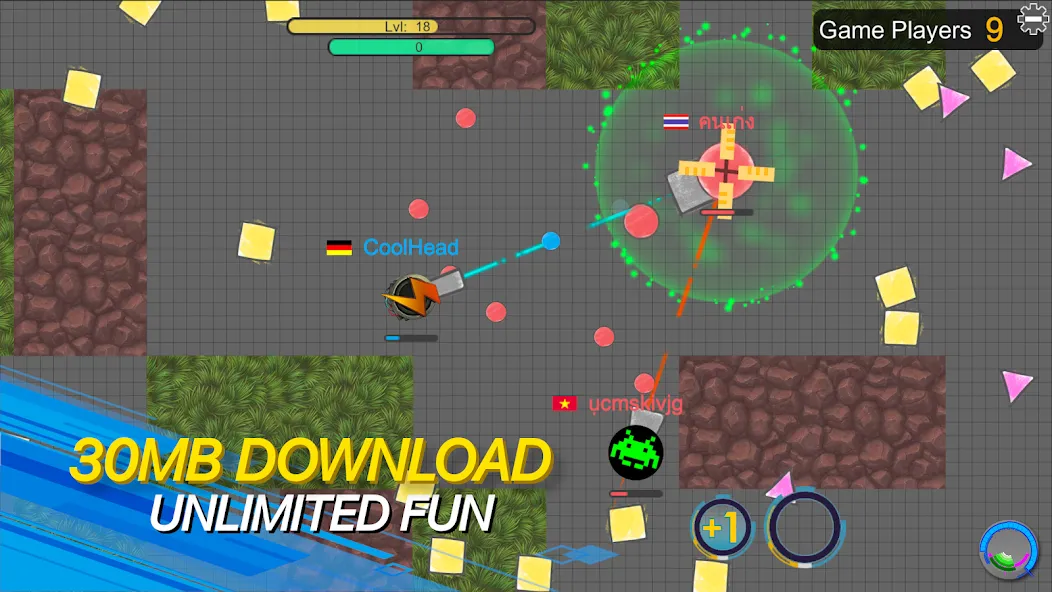 tank io games - piupiu.io  [МОД Mega Pack] Screenshot 4