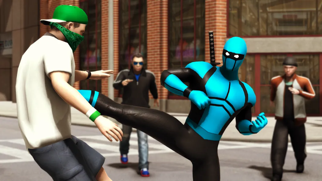 Blue Ninja : Superhero Game (Блу Ниндзя)  [МОД Mega Pack] Screenshot 1