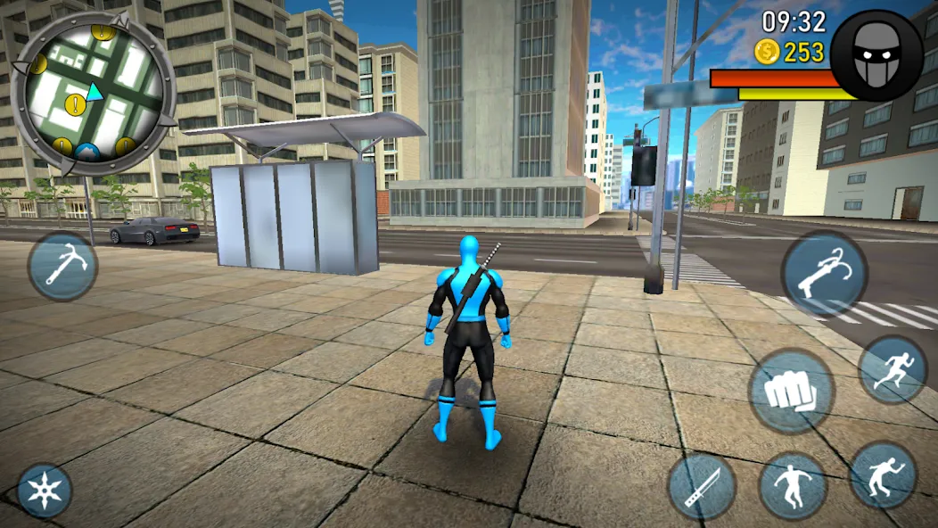 Blue Ninja : Superhero Game (Блу Ниндзя)  [МОД Mega Pack] Screenshot 4