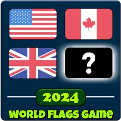 Взломанная World Flags Quiz Game (Ворлд Флагс Квиз Гейм)  [МОД Menu] - последняя версия apk на Андроид