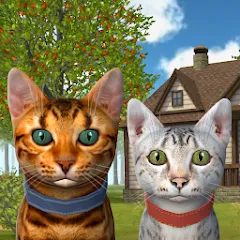 Скачать взломанную Cat Simulator : Kitties Family  [МОД Меню] - последняя версия apk на Андроид