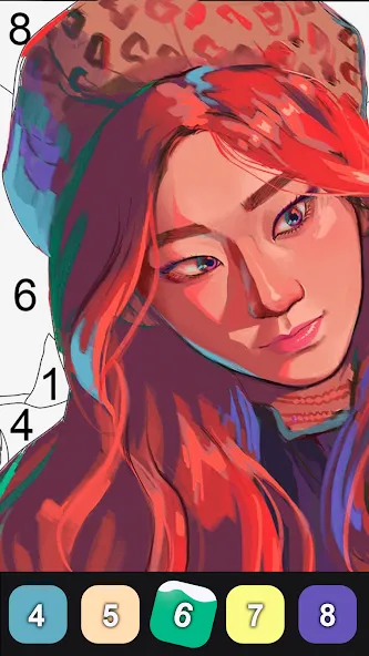 Kpop Paint by Numbers BT21  [МОД Unlocked] Screenshot 5