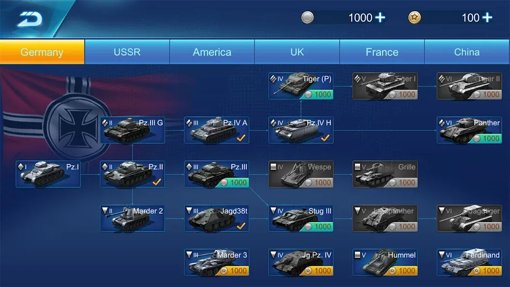 Ace Tank  [МОД Меню] Screenshot 3