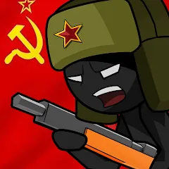 Взломанная Stickman WW2 (Стикмэн Вторая Мировая война)  [МОД Unlocked] - последняя версия apk на Андроид