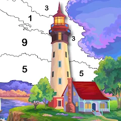 Скачать взломанную Hey Color Paint by Number Art  [МОД Menu] - последняя версия apk на Андроид