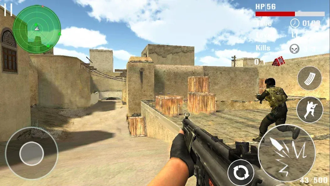 Gun Strike Shoot 3D  [МОД Много денег] Screenshot 3