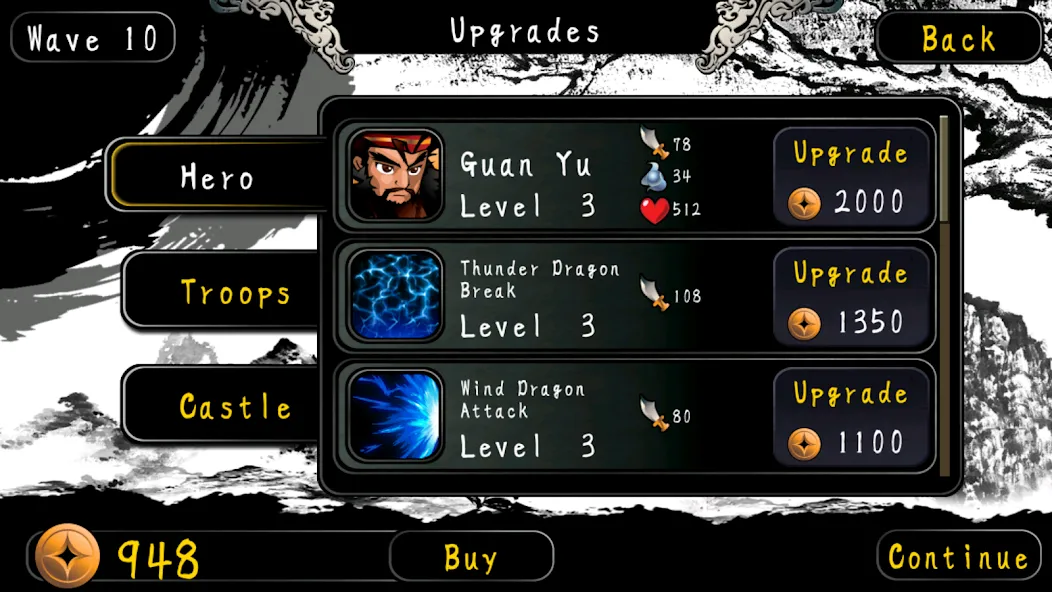 Three Kingdoms Defense (Три Королевства Защита)  [МОД Меню] Screenshot 2