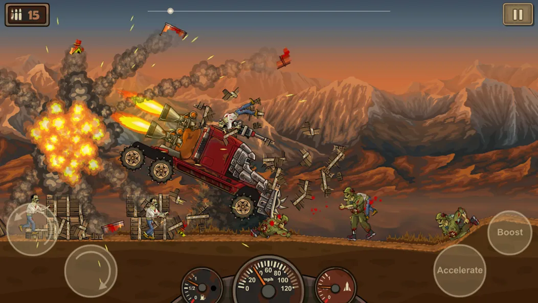 Earn to Die Lite (Ирн ту Ди Лайт)  [МОД Много монет] Screenshot 2