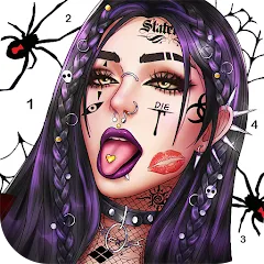 Скачать взломанную Dark, Horror Color by Number  [МОД Все открыто] - полная версия apk на Андроид