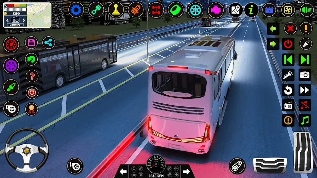 Bus Driving Games 3D: Bus Game  [МОД Unlocked] Screenshot 1