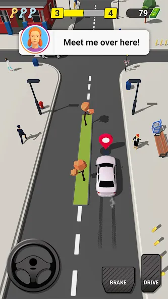 Pick Me Up 3D: Taxi Game (Пик Ми Ап 3Д)  [МОД Menu] Screenshot 2