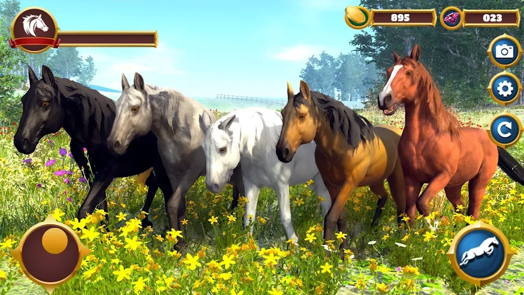Virtual Horse Family Simulator  [МОД Бесконечные деньги] Screenshot 2