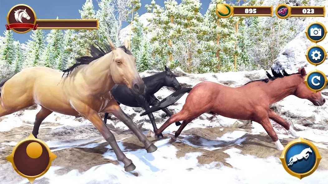 Virtual Horse Family Simulator  [МОД Бесконечные деньги] Screenshot 3