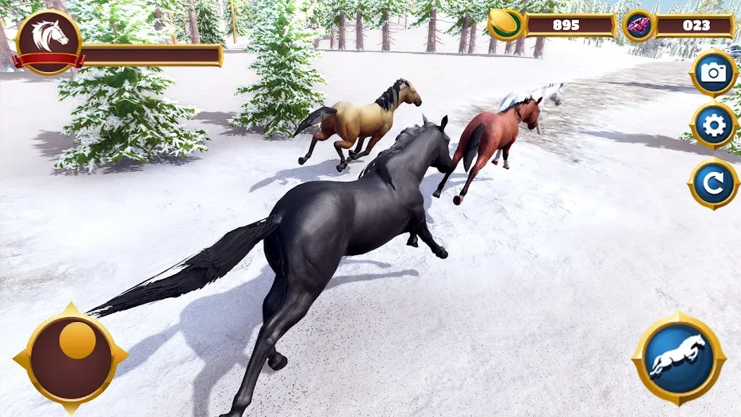 Virtual Horse Family Simulator  [МОД Бесконечные деньги] Screenshot 4