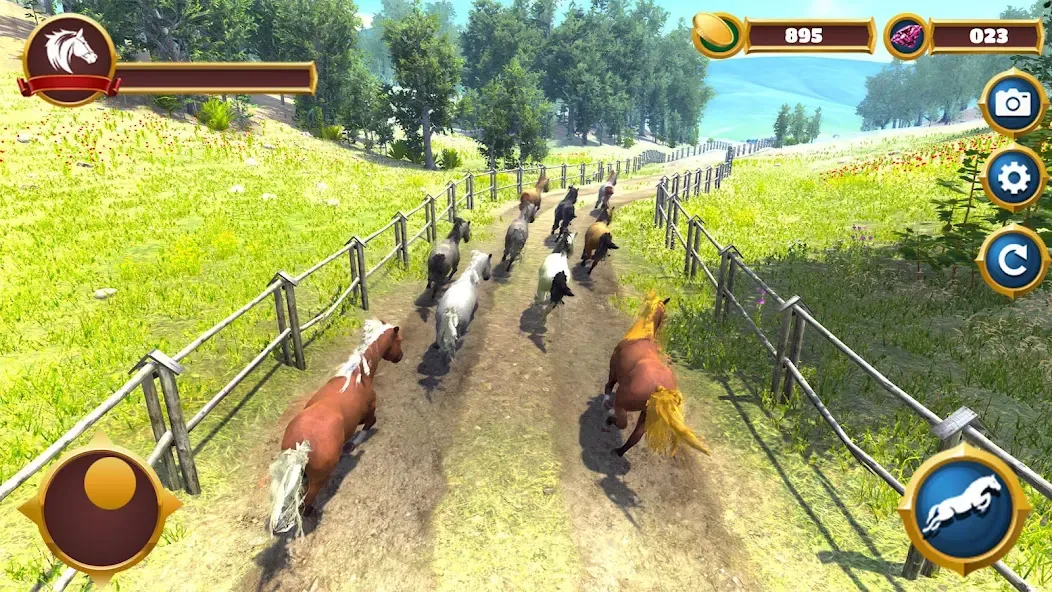 Virtual Horse Family Simulator  [МОД Бесконечные деньги] Screenshot 5