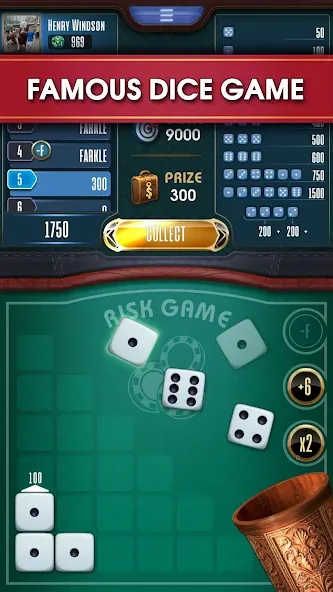 Farkle online 10000 Dice Game  [МОД Unlocked] Screenshot 1