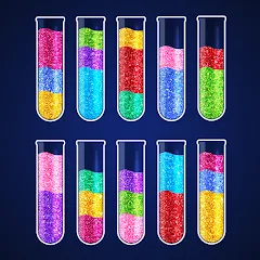 Взлом Water Sort Puzzle - Color Game (Уотер Сорт Пазл)  [МОД Mega Pack] - последняя версия apk на Андроид