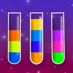 Скачать взлом Water Sort Puzzle Color Game  [МОД Mega Pack] - стабильная версия apk на Андроид